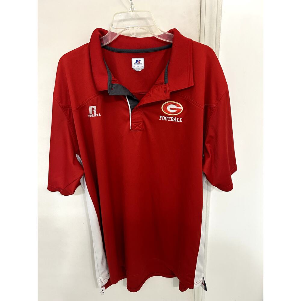 Russel Red UGA Georgia Bulldogs Polo size XXL